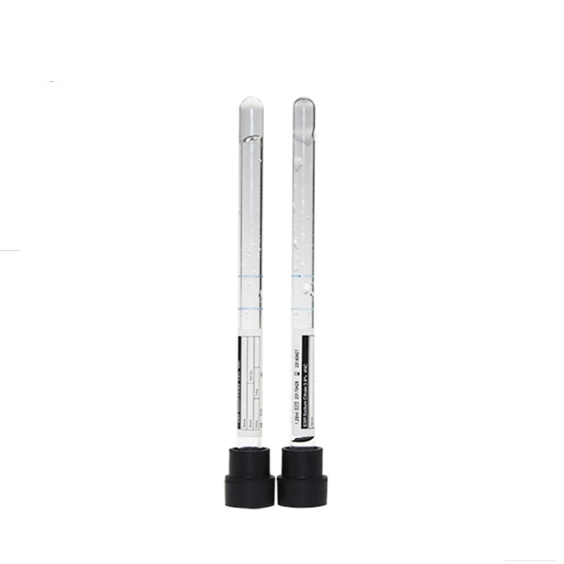 Tubo de análise de sangue da cor 1.28ml Westergren ESR do preto do laboratório da clínica