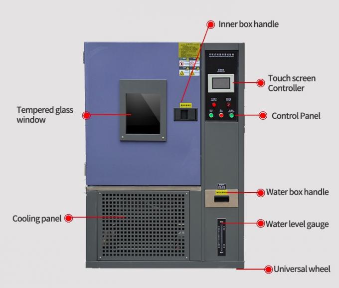 Temperatura de SUS304 5KW e câmara da umidade, câmara Dustproof 0 do teste material