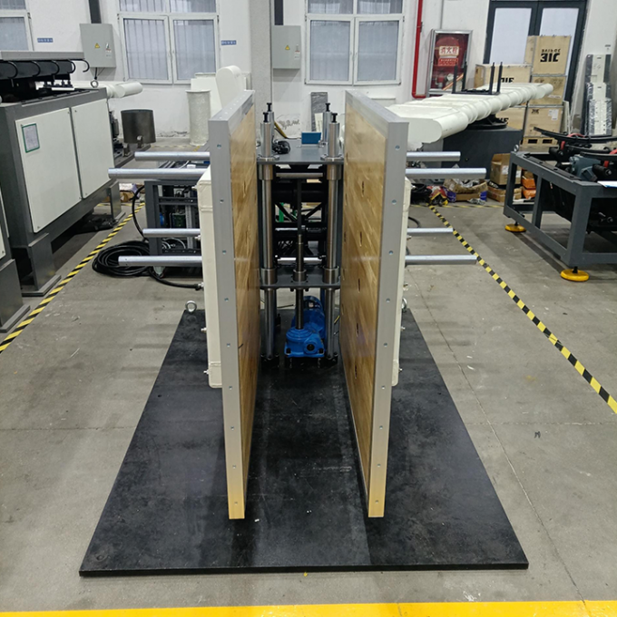 Simulação do controle de computador de aperto de empacotamento 1 da máquina de testes da força