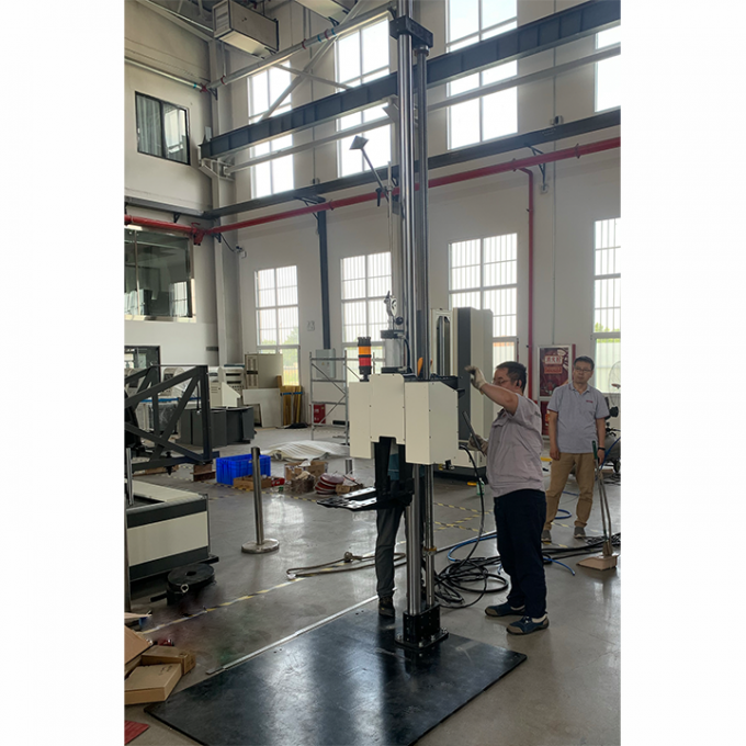 Os produtos eletrônicos balançam para armar a carga livre 1 da máquina 200kg do teste de gota da queda