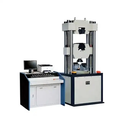 controle servo hidráulico elástico universal do microcomputador da máquina de teste 600kn