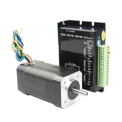 24v 77,5W 42mm Quadrado 3 Fase BLDC Motor de engrenagem sem escova 4000rpm