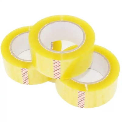 Logo Acrylic Clear Packing Tape feito sob encomenda, fita clara adesiva do OEM