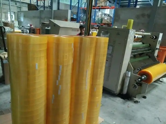 Logo Acrylic Clear Packing Tape feito sob encomenda, fita clara adesiva do OEM