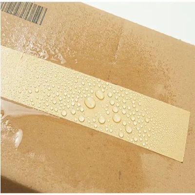 OEM autoadesivo feito sob encomenda da fita do papel de embalagem do ofício de Logo Printed Kraft Packaging Tape