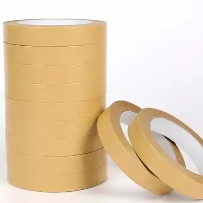 OEM autoadesivo feito sob encomenda da fita do papel de embalagem do ofício de Logo Printed Kraft Packaging Tape