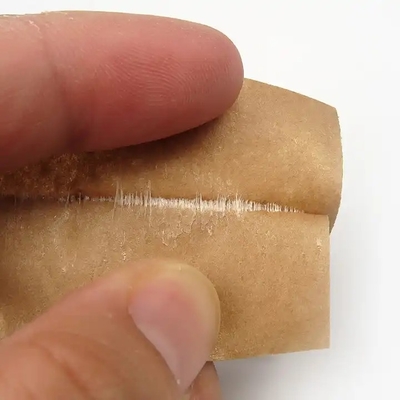 Fita do papel de embalagem do OEM Brown, fita de selagem de empacotamento biodegradável