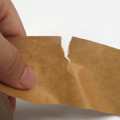 Fita do papel de embalagem do OEM Brown, fita de selagem de empacotamento biodegradável