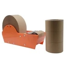 Proteção ambiental nova da fita feita sob encomenda de Logo Printing Kraft Paper Packaging