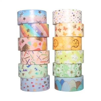 Fita de papel de empacotamento impressa impermeável feita sob encomenda do mascaramento da fita