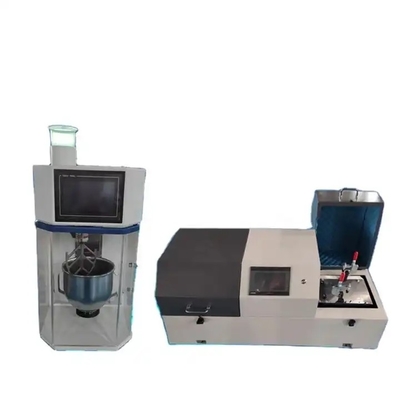 Almofariz padrão novo do cimento do laboratório que agita o tela táctil da tabela