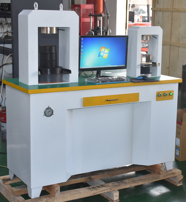 Máquina de testes servo hidráulica da compressão e da dobra do cimento do microcomputador