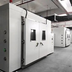 Caminhada na câmara eletrônica do teste do ambiente para a temperatura e a umidade do clima