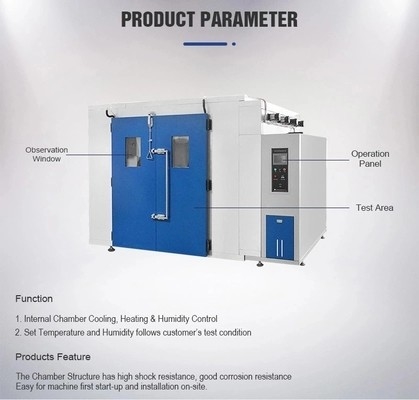 220/380 V Walk In alta e baixa temperatura úmida e quente de laboratório OEM