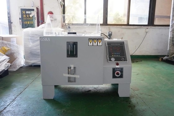 Câmara de pulverizador de sal do laboratório do tela táctil para o equipamento de teste componente elétrico