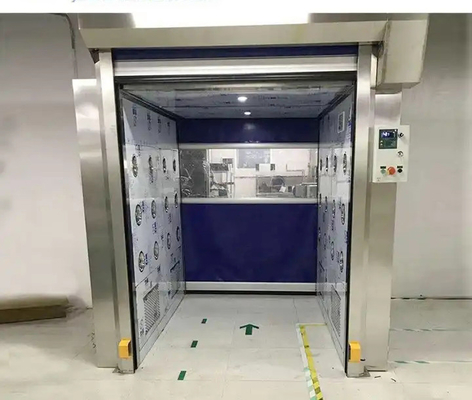 Quarto desinfetado dobro de chuveiro de ar do sopro da porta automática da indução