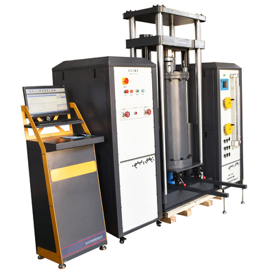 Modelo Triaxial GSA-974TB 300x300x600mm do instrumento do teste da rocha e do solo grosseiro