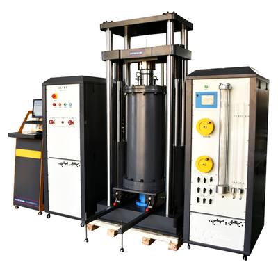 Modelo Triaxial GSA-974TB 300x300x600mm do instrumento do teste da rocha e do solo grosseiro