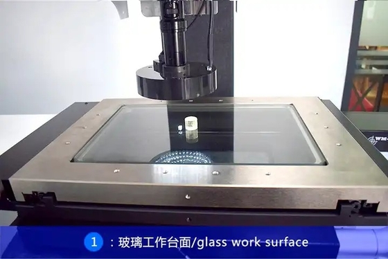 Sistema ótico bidimensional manual do CNC da máquina de medição da visão