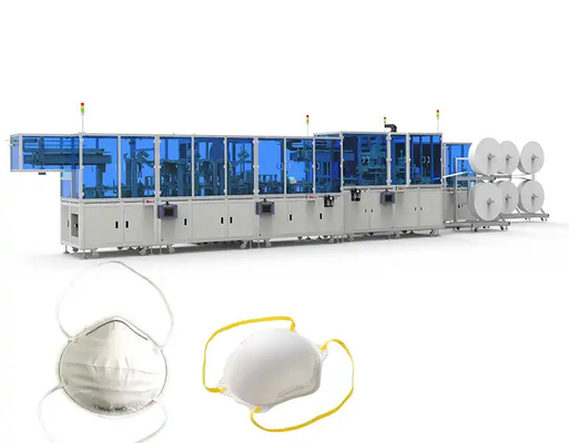 Linha de produção de máscara descartável Kn95 totalmente automática para venda