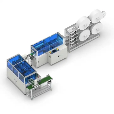 Alta velocidade da máquina da máscara de Max Speed 170Pcs/Min Disposable Medical Surgical Face