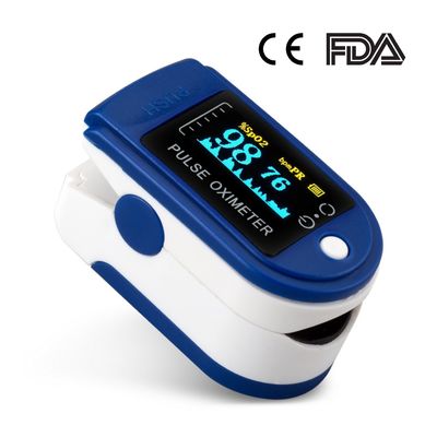 Pulso portátil Rate Monitor Oled Display da casa do oxímetro do pulso da ponta do dedo do ABS 128*64