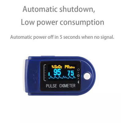 C.C. 2.6V saturação 70% do monitor do dedo do nível do oxigênio de um sangue de 8 segundos