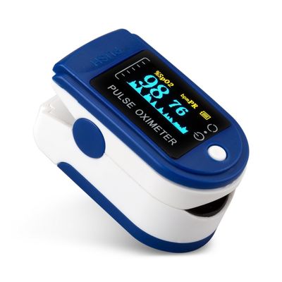 C.C. 2.6V saturação 70% do monitor do dedo do nível do oxigênio de um sangue de 8 segundos