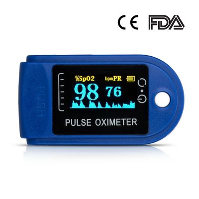 C.C. 2.6V saturação 70% do monitor do dedo do nível do oxigênio de um sangue de 8 segundos