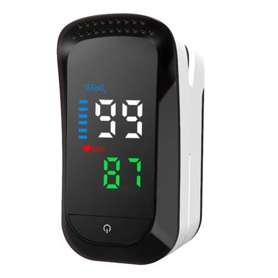 coração Rate Monitor Finger Clip do ABS do oxímetro do pulso da ponta do dedo de 1.5V*2 49.5g
