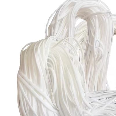 plano do Spandex de 3mm em volta de Earloop elástico para a máscara cirúrgica descartável