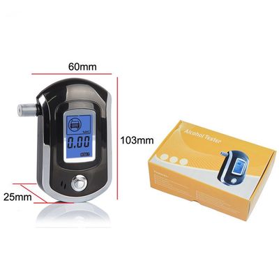 Verificador de Digitas Breathalyer Acohol do controle de MCU com adaptador bucal