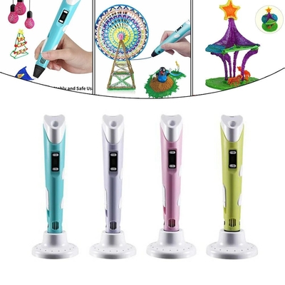 Impressora Pen 5V 2A de Mini Intelligent Drawing 3D com exposição de OLED