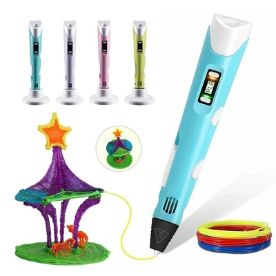 Impressora Pen 5V 2A de Mini Intelligent Drawing 3D com exposição de OLED